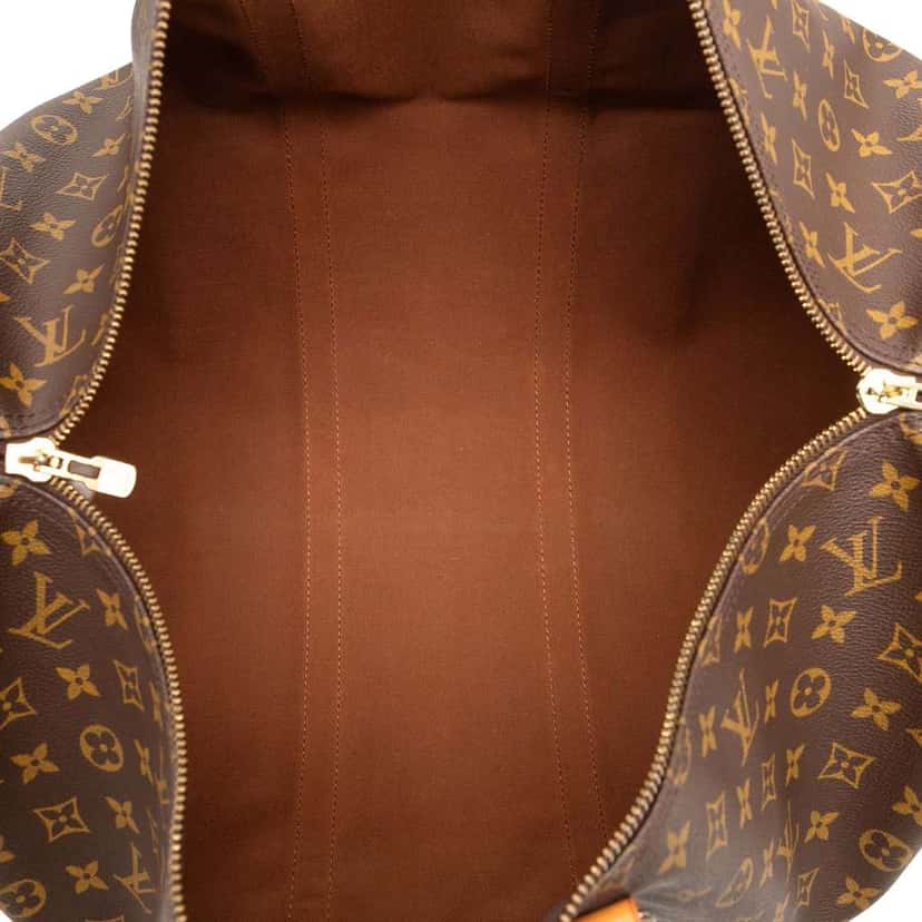 Louis Vuitton Monogram Keepall 55 Brown Good condition - Model View