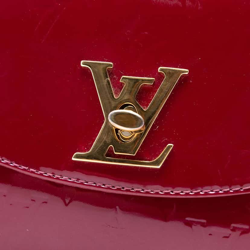 Louis Vuitton Monogram Vernis Pasadena Red Leather Good condition - Box View