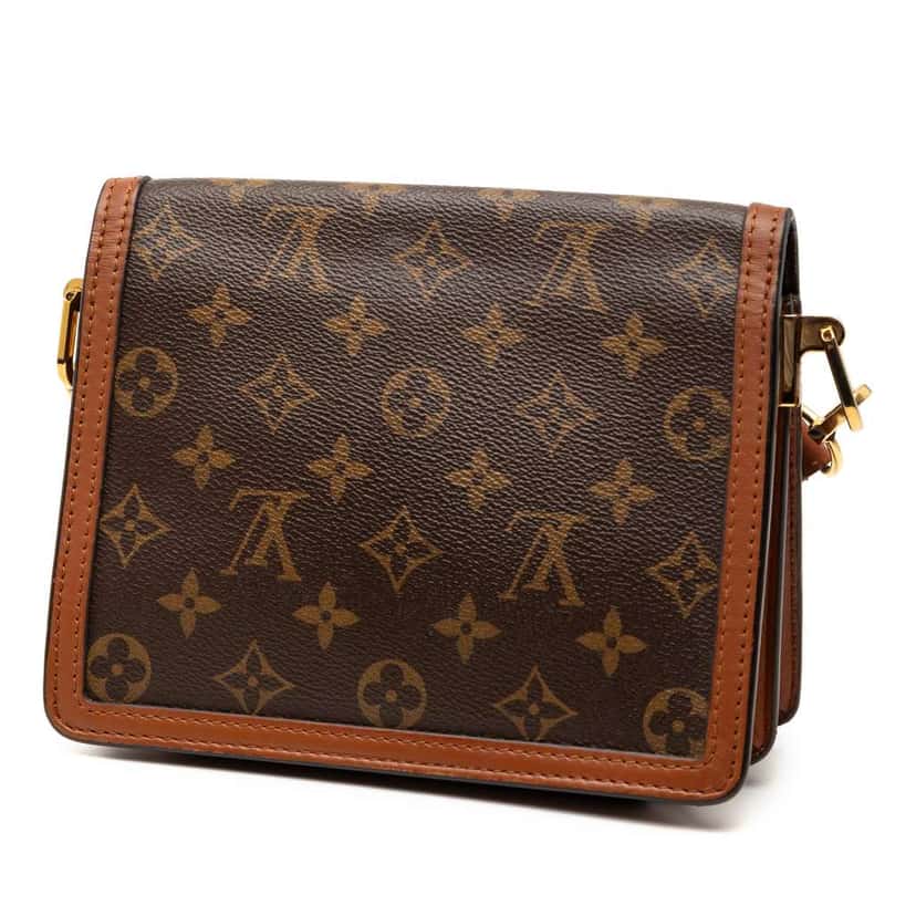 Louis Vuitton Monogram Reverse Mini Dauphine Brown Very good condition - Back View