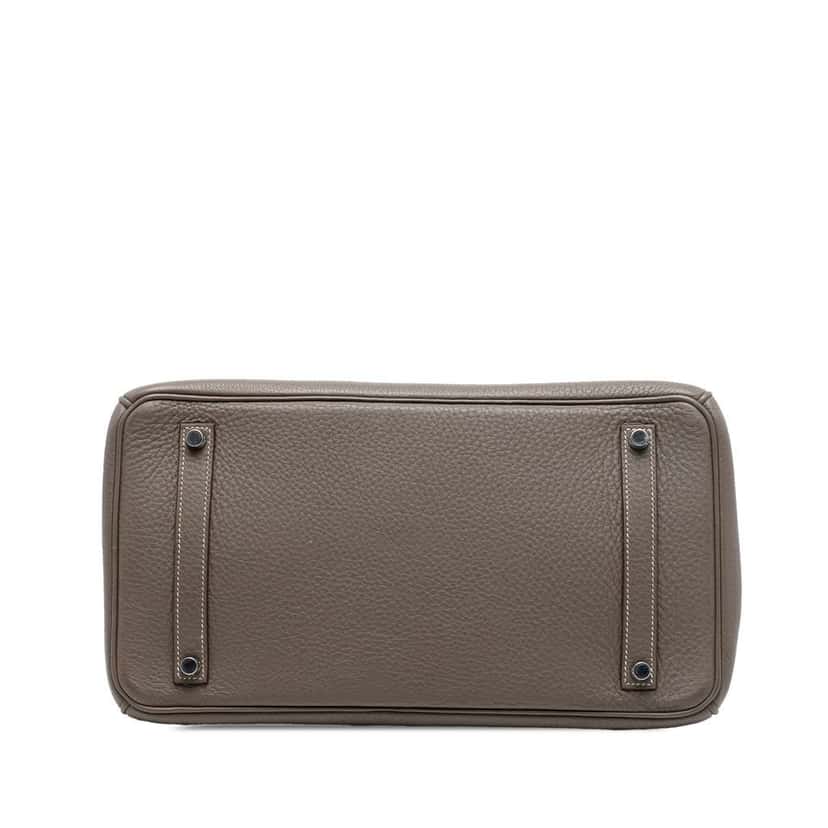 Hermès Togo Birkin Retourne 35 Brown Leather Fair condition - Inside View