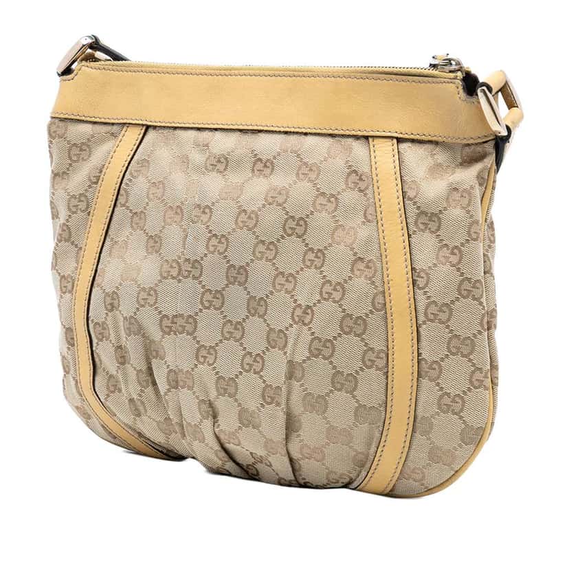 Gucci GG Canvas Abbey D Ring Crossbody Brown Canvas Very good condition - Back View