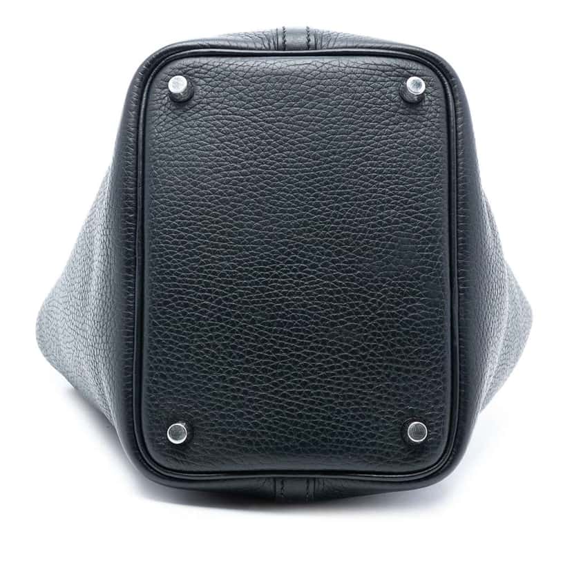 Hermès Clemence Picotin Lock 18 Blue Leather Good condition - Inside View