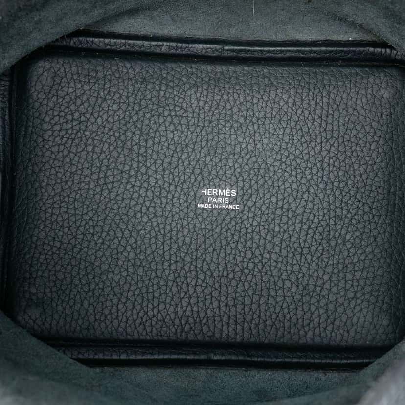 Hermès Clemence Picotin Lock 18 Blue Leather Good condition - Model View