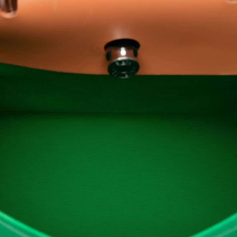 Hermès Toile Herbag Zip 31 Green Canvas Good condition - Model View