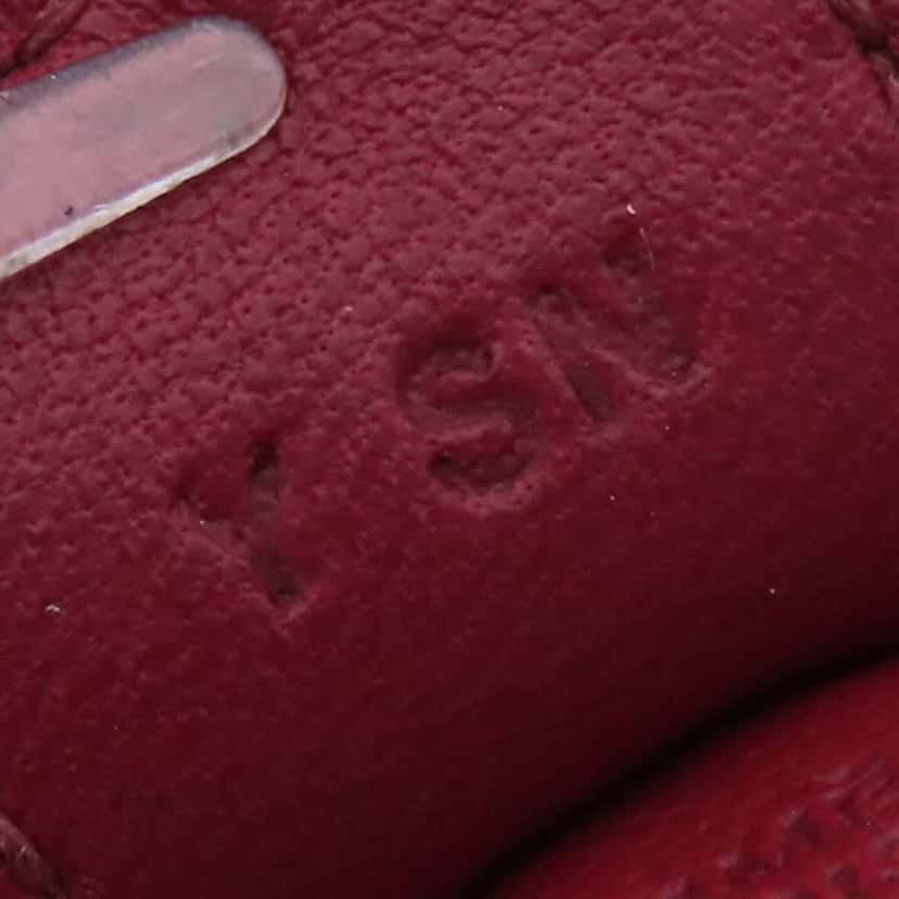 Hermès Milo Lambskin GriGri Rodeo Bag Charm PM Red Leather Good condition - Inside View