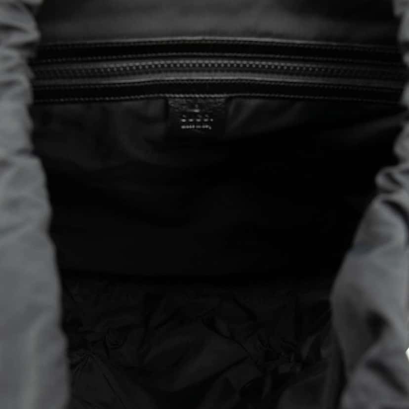 Gucci Techno Canvas Animalier Web Backpack Black Canvas Good condition - Model View