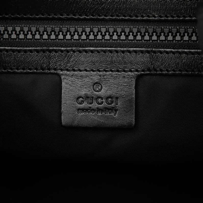 Gucci Techno Canvas Animalier Web Backpack Black Canvas Good condition - Box View