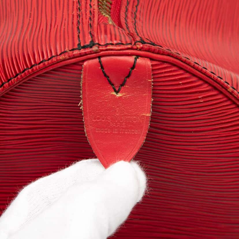Louis Vuitton Epi Keepall 50 Red Leather Good condition - Box View