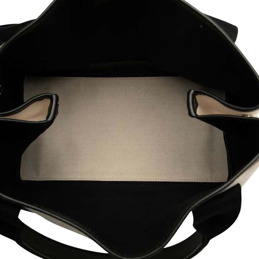 Balenciaga Canvas Navy Cabas Tote S White Canvas Good condition - Model View