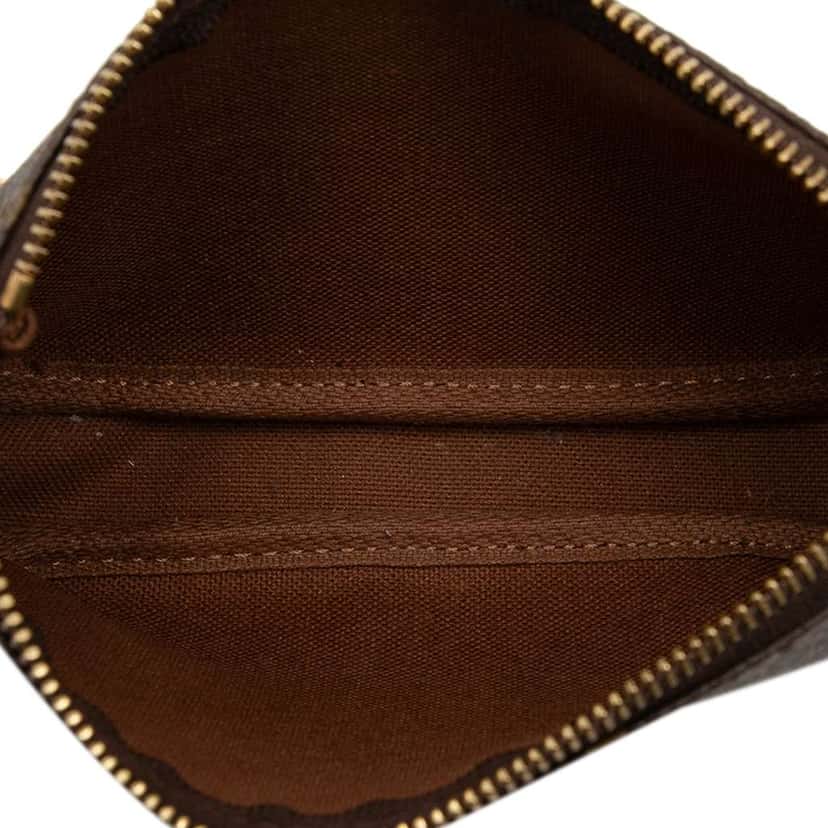 Louis Vuitton Monogram Mini Pochette Accessoires Brown Very good condition - Model View
