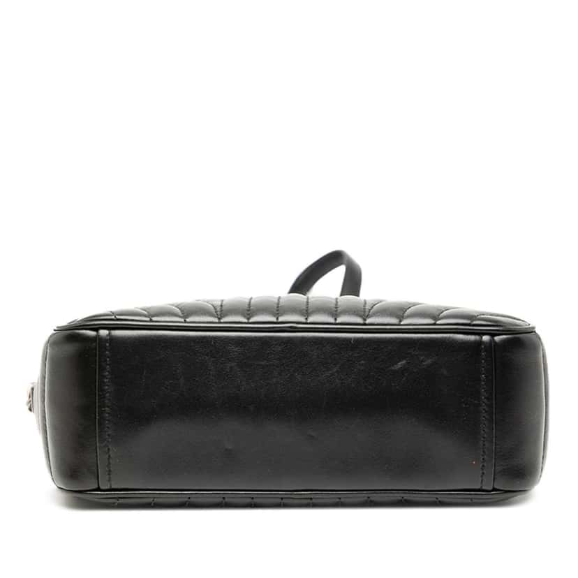 Prada Soft Calfskin Diagramme Camera Bag Black Leather Good condition - Inside View