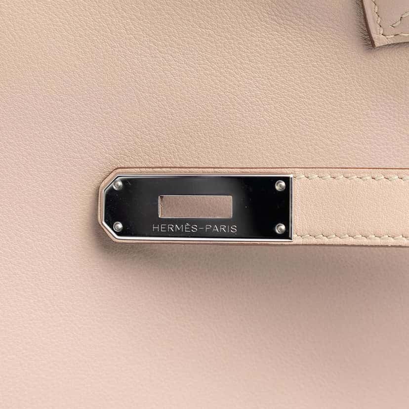 Hermès Swift Ghillies Birkin Retourne 35 Brown Canvas Good condition - Box View