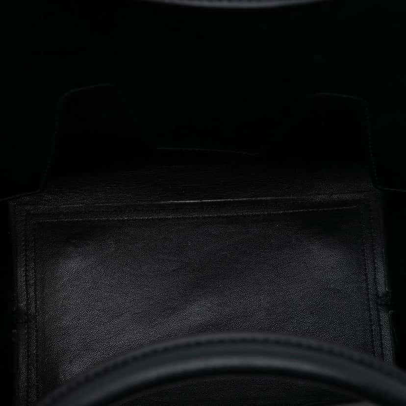 Celine Medium Bicolor Embossed Calfskin Tie Knot Tote Blue Leather Good condition - Model View
