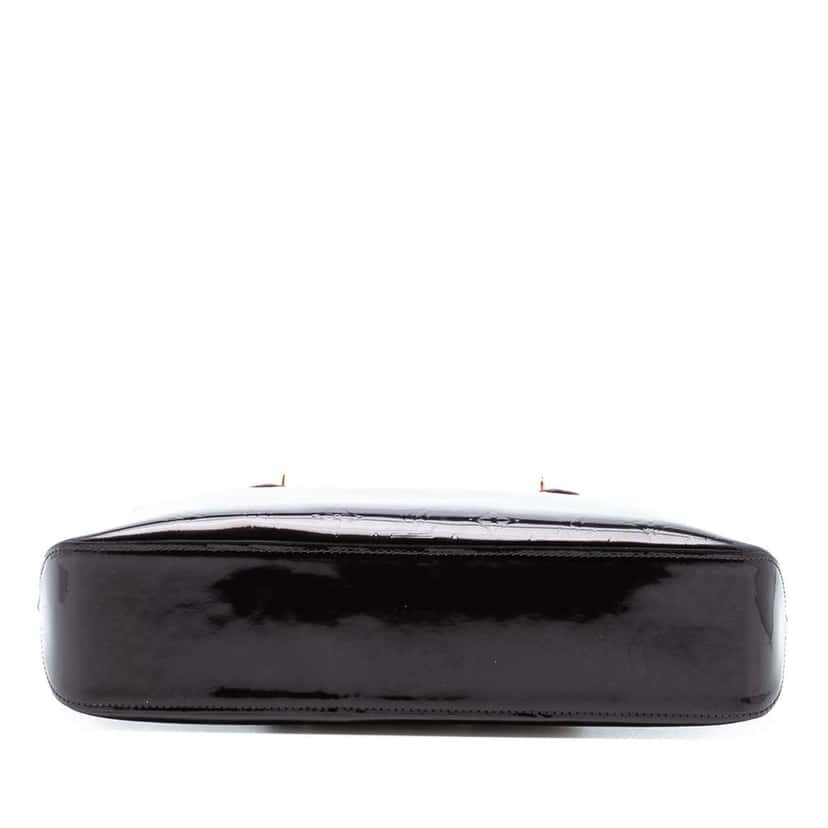 Louis Vuitton Monogram Vernis Brentwood Purple Leather Good condition - Inside View