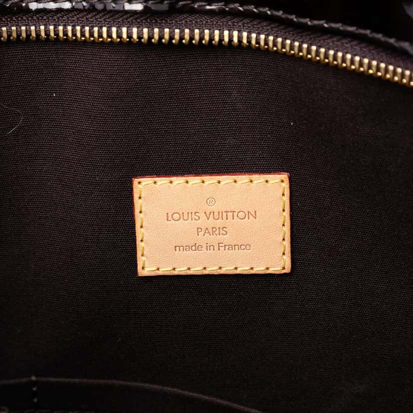 Louis Vuitton Monogram Vernis Brentwood Purple Leather Good condition - Box View