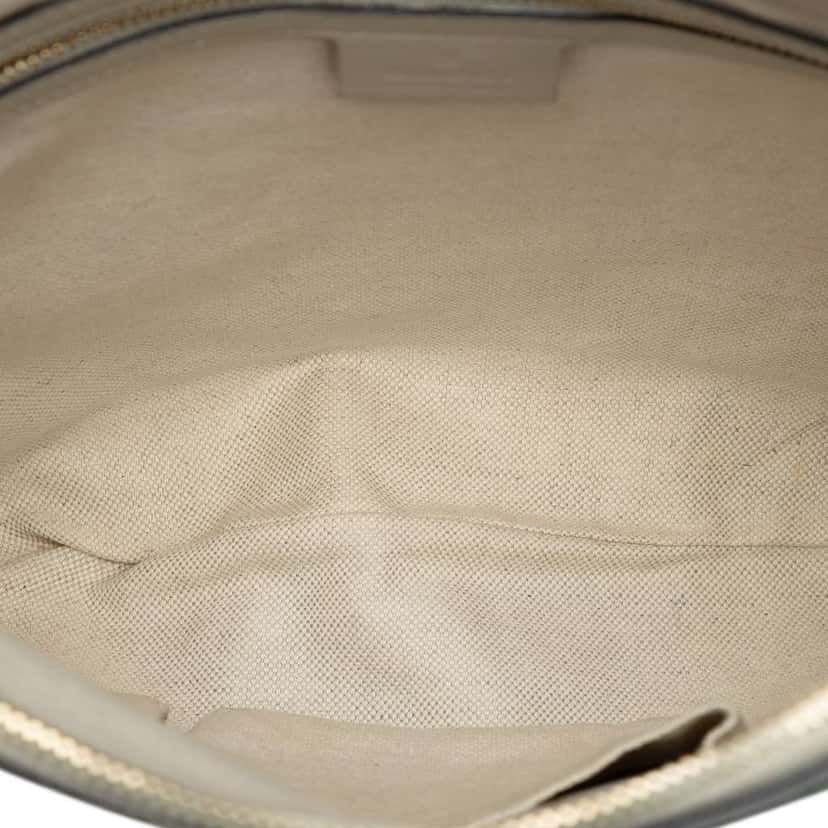 Gucci GG Canvas Web Mayfair Crossbody Brown Canvas Good condition - Model View
