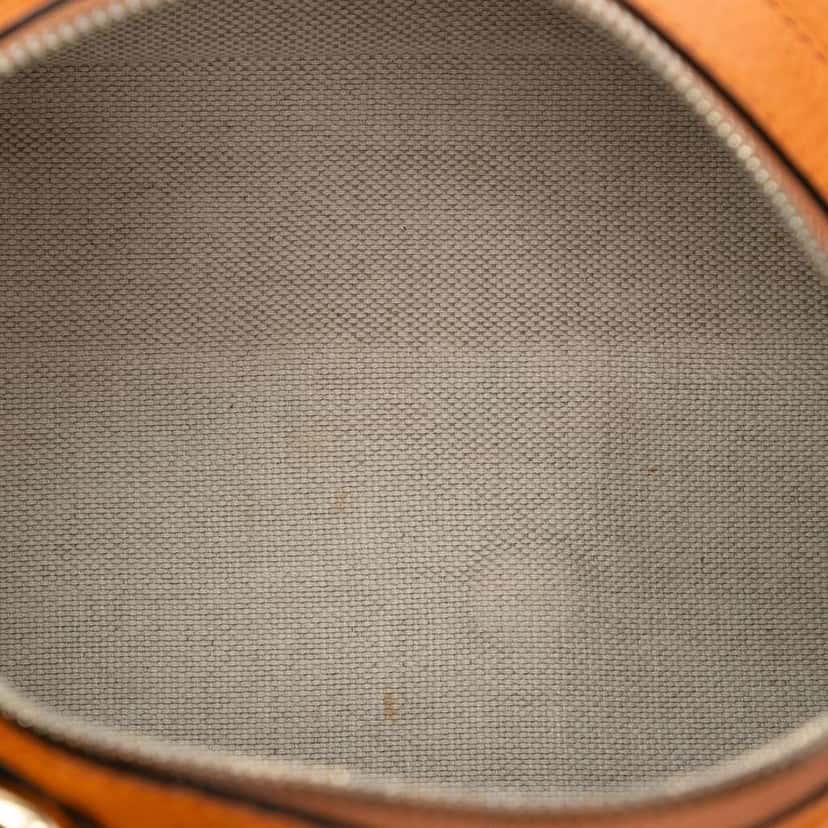 Gucci Medium Pebbled Calfskin Soho Boston Bag Orange Leather Very good condition - Model View