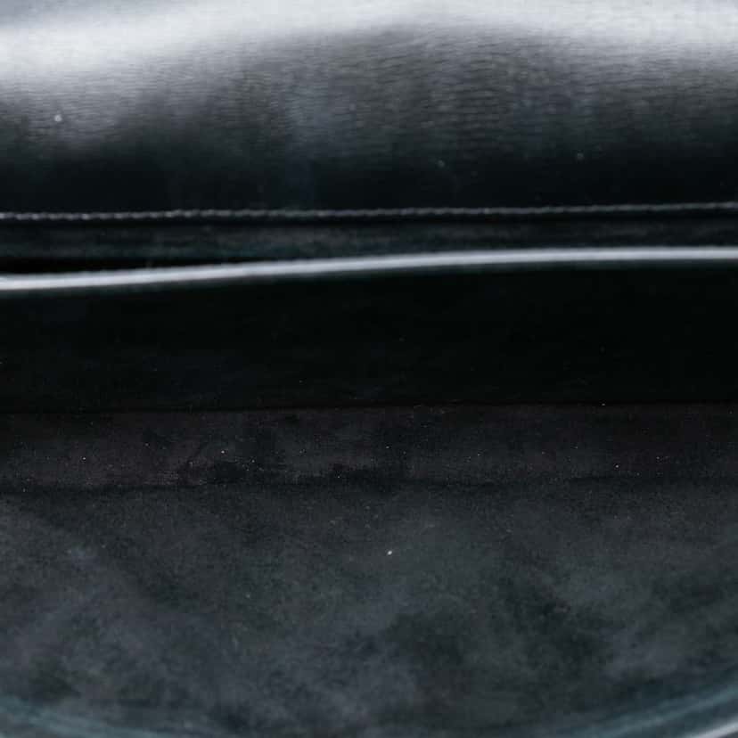 Saint Laurent Large Calfskin Monogram Sunset Crossbody Black Leather Good condition - Model View