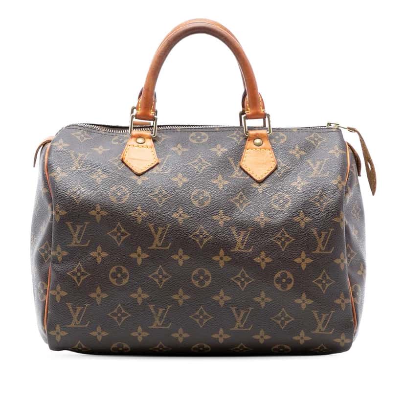 Louis Vuitton Monogram Speedy 30 Brown Good condition - Front View