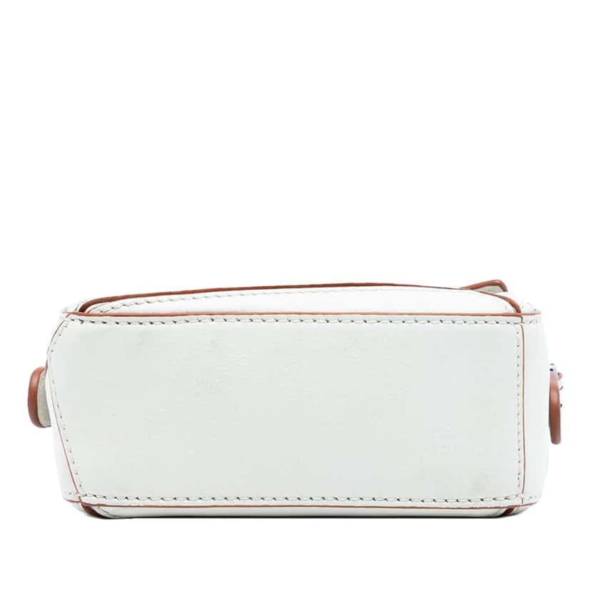 Loewe Nano Calfskin Puzzle Satchel White Leather Good condition - Inside View