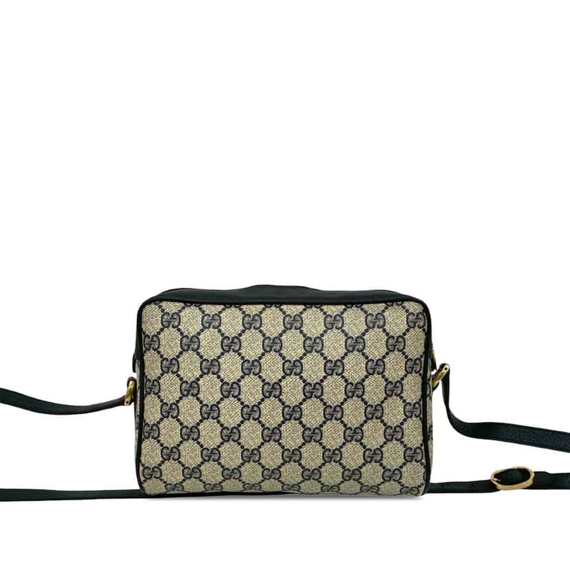 Gucci GG Supreme Web Crossbody Brown Canvas Very good condition - Back View