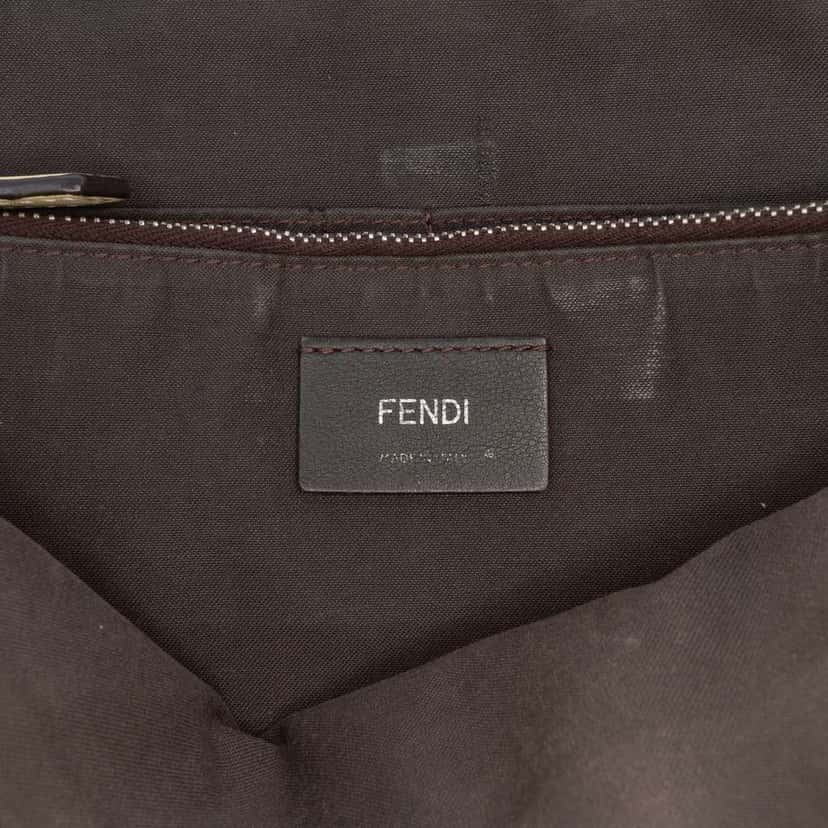 Fendi Medium Leather By The Way Satchel Brown Leather Fair condition - Box View