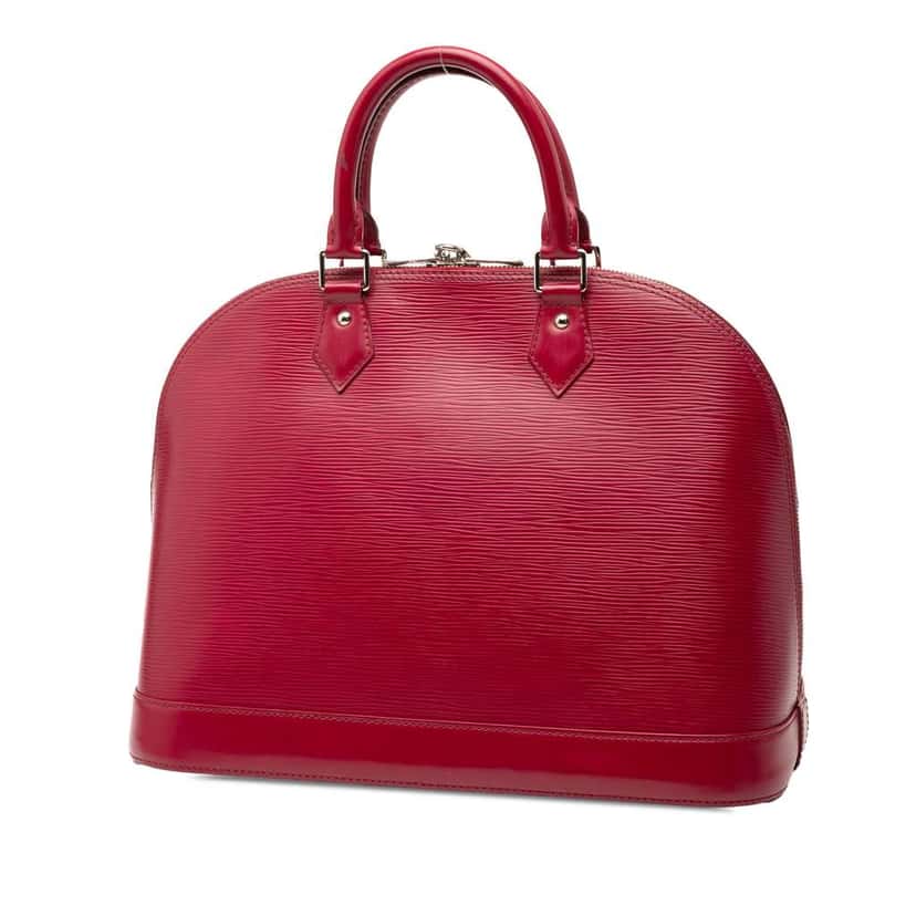 Louis Vuitton Epi Alma MM Red Leather Good condition - Back View