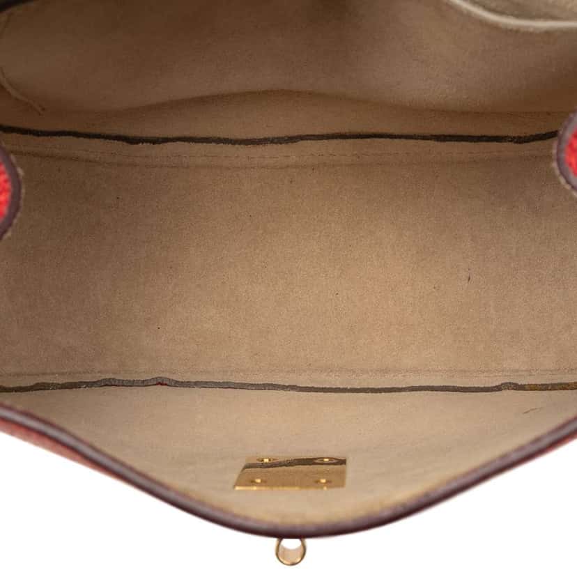 Chloé Small Leather Drew Crossbody Red Leather Good condition - Model View