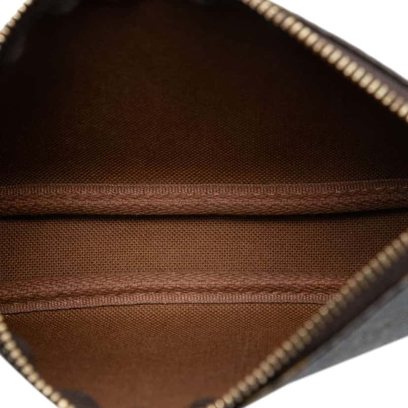 Louis Vuitton Monogram Mini Pochette Accessoires Brown Very good condition - Model View
