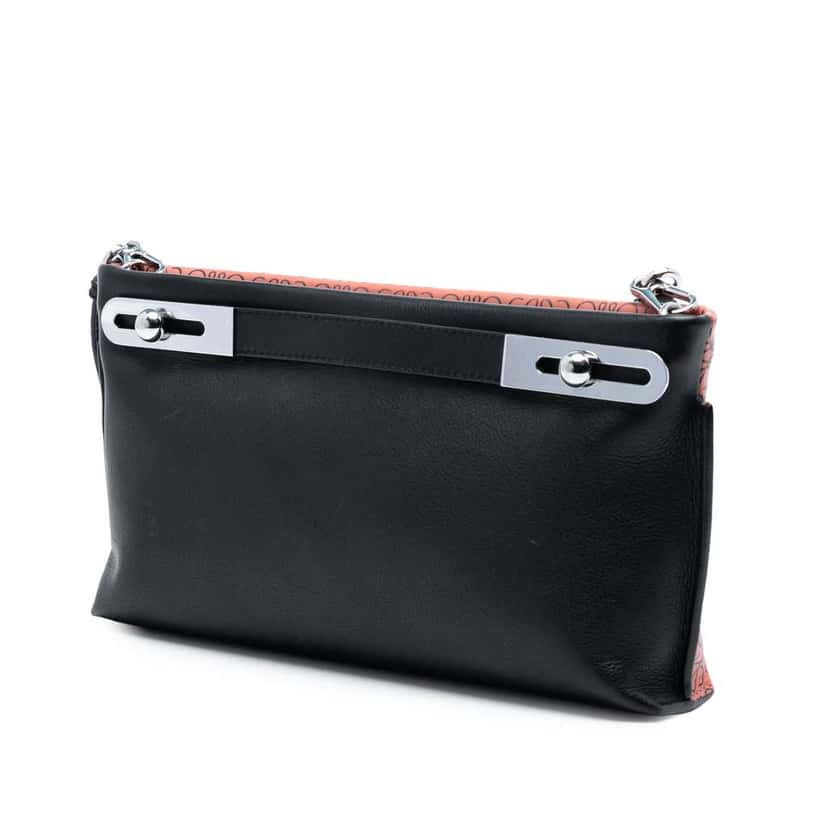 Loewe Small Repeat Anagram Leather Missy Satchel Orange Leather Very good condition - Back View