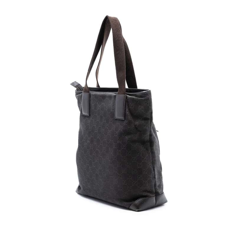 Gucci GG Denim Tote Brown Denim Very good condition - Back View