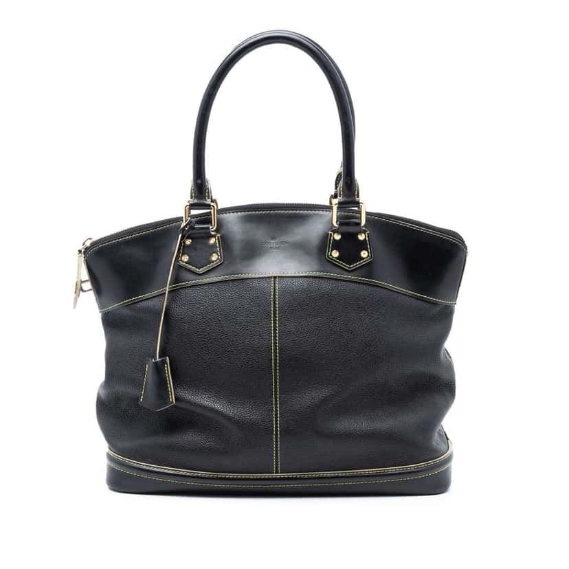 Louis Vuitton Suhali Lockit PM Black Leather Fair condition - Front View