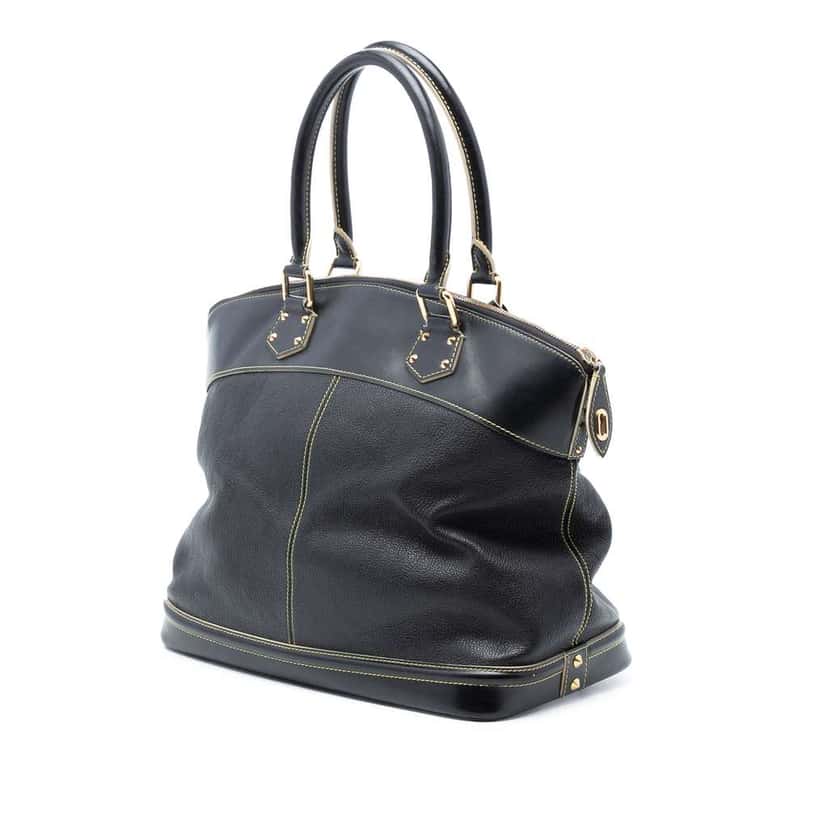 Louis Vuitton Suhali Lockit PM Black Leather Fair condition - Back View