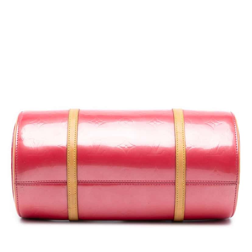 Louis Vuitton Monogram Vernis Bedford Pink Leather Good condition - Back View