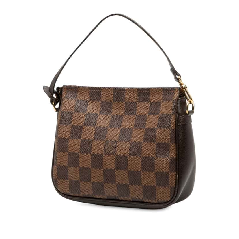 Louis Vuitton Damier Ebene Trousse Pochette Brown Very good condition - Back View