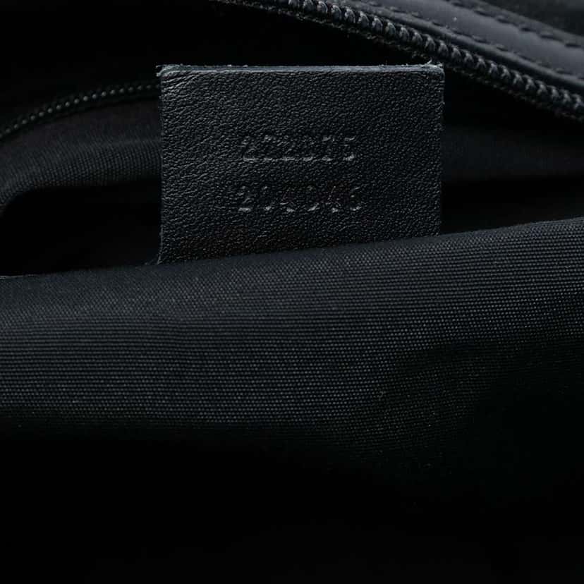 Gucci Guccissima Trimmed Suede Boston Bag Black Leather Good condition - Box View