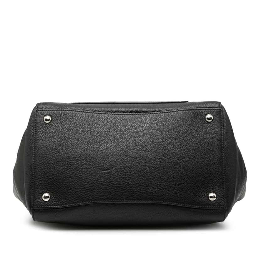 Prada Vitello Daino Shopping Tote Black Leather Good condition - Inside View