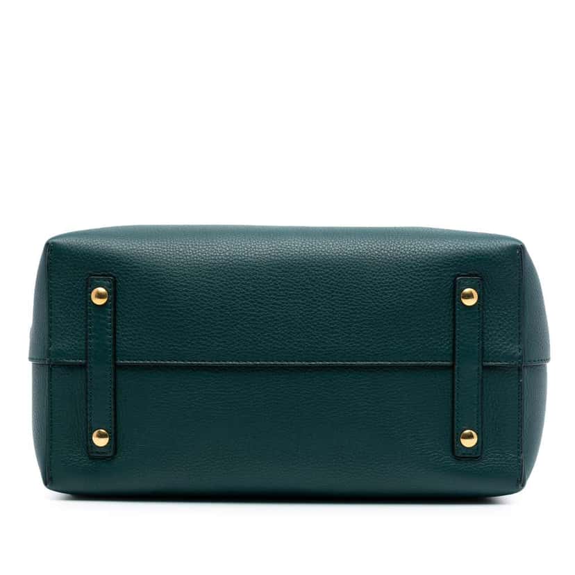 Burberry Medium Leather Belt Bag Green Leather Good condition - Inside View