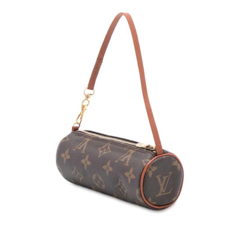 Louis Vuitton Monogram Papillon Pochette Brown Good condition - Back View