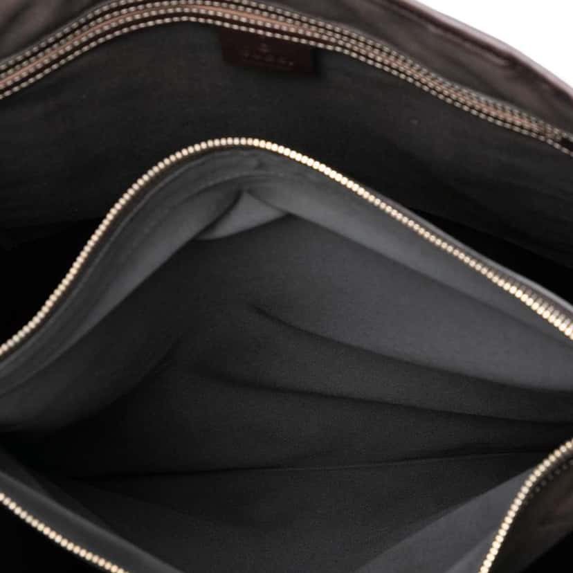 Gucci GG Supreme Joy Vertical Tote Brown Canvas Very good condition - Model View