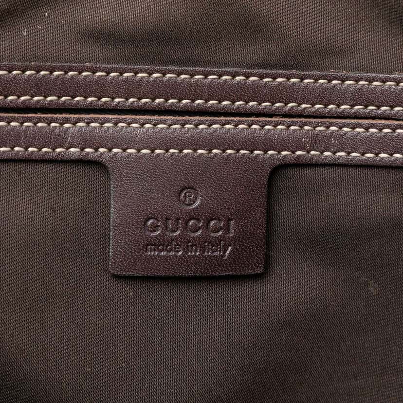 Gucci GG Supreme Joy Vertical Tote Brown Canvas Very good condition - Box View