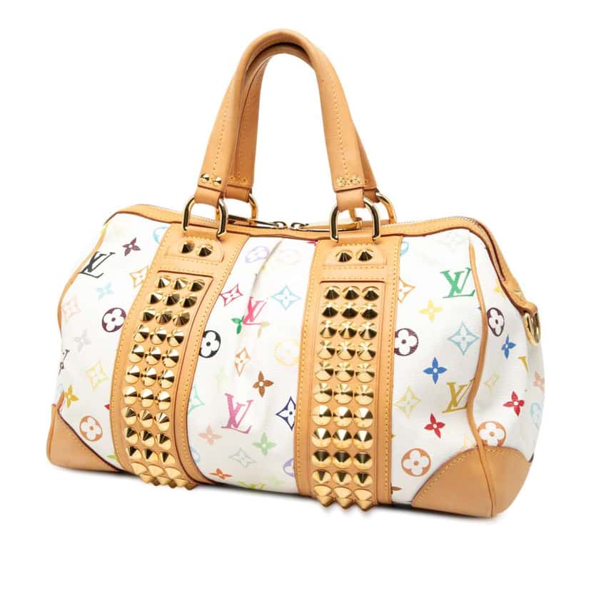 Louis Vuitton Monogram Multicolore Courtney MM White Good condition - Back View