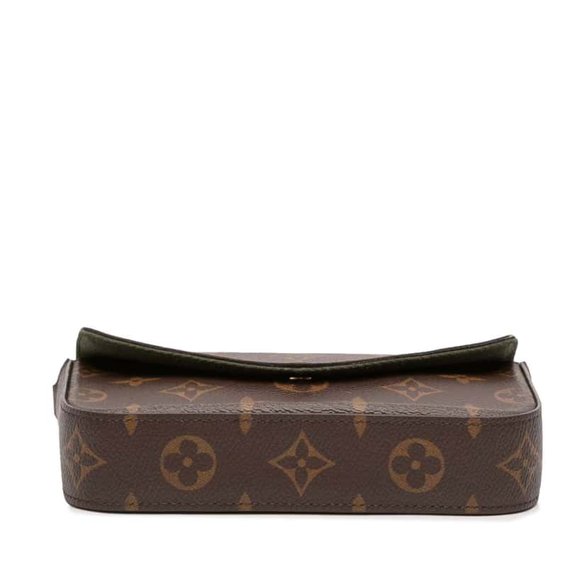 Louis Vuitton Monogram Felicie Strap And Go Brown Very good condition - Inside View