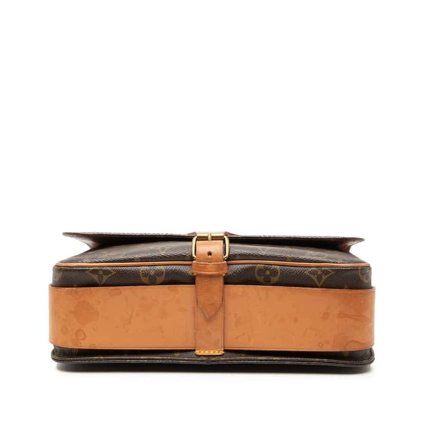 Louis Vuitton Monogram Cartouchiere GM Brown Fair condition - Inside View