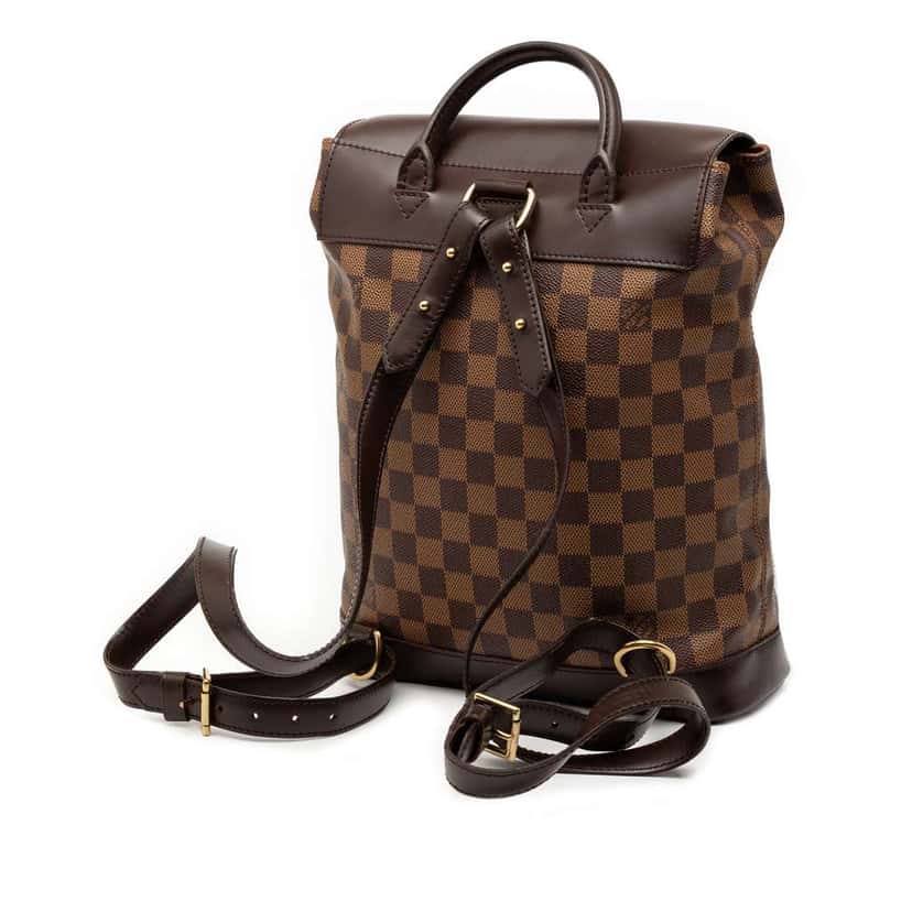 Louis Vuitton Damier Ebene Soho Brown Very good condition - Back View