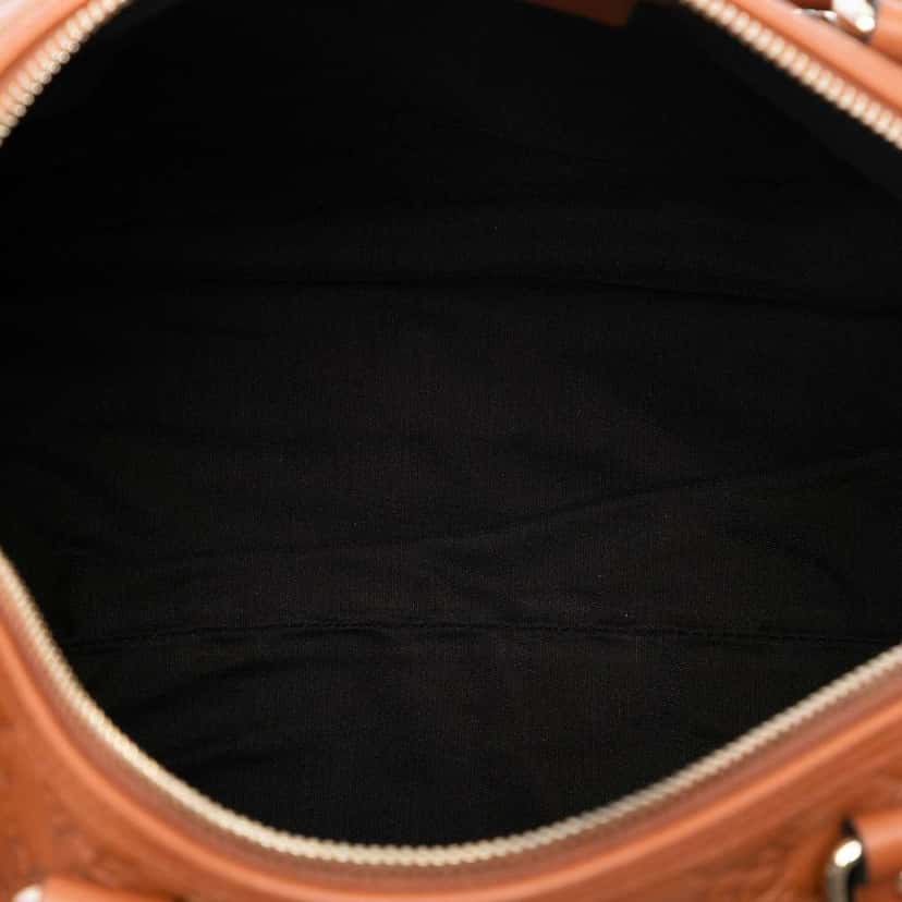 Gucci Medium Guccissima Joy Boston Bag Brown Leather Good condition - Model View