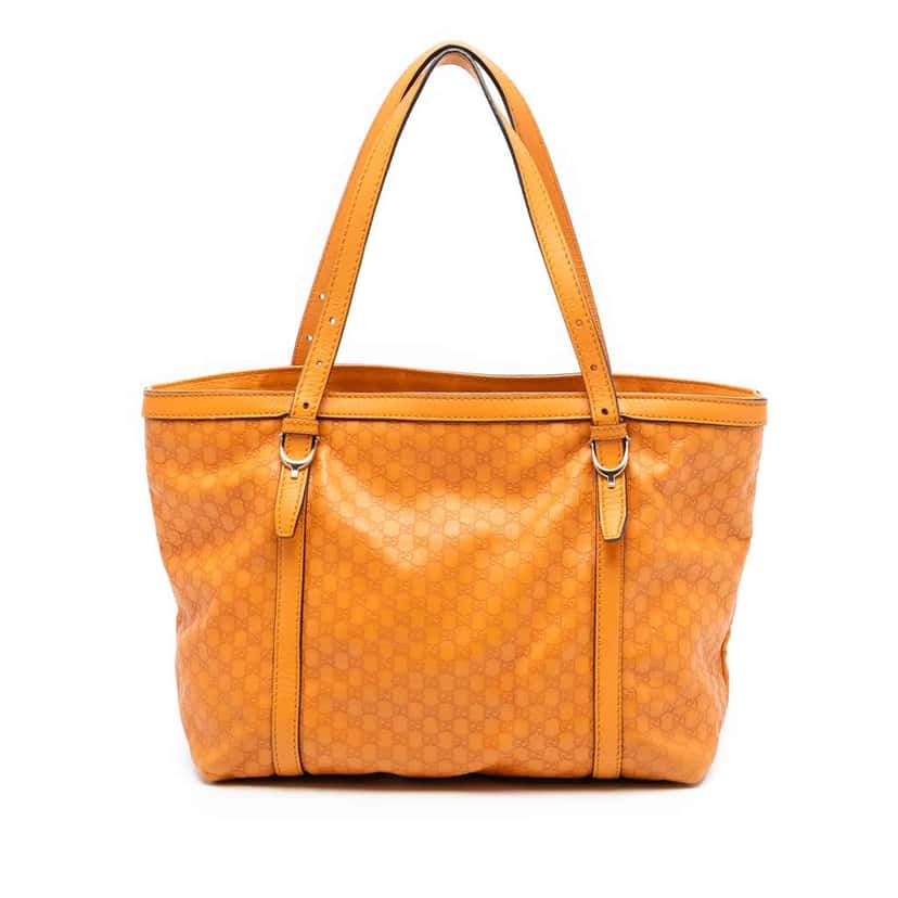 Gucci Microguccissima Nice Tote Orange Leather Very good condition - Front View