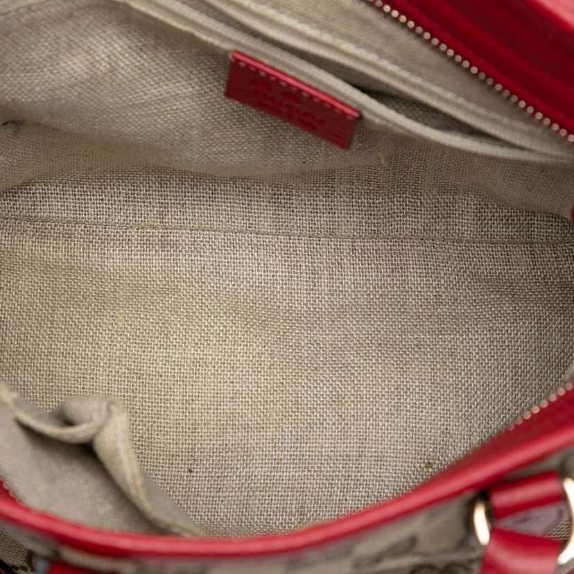 Gucci Small GG Canvas Bree Satchel Brown Canvas Very good condition - Model View