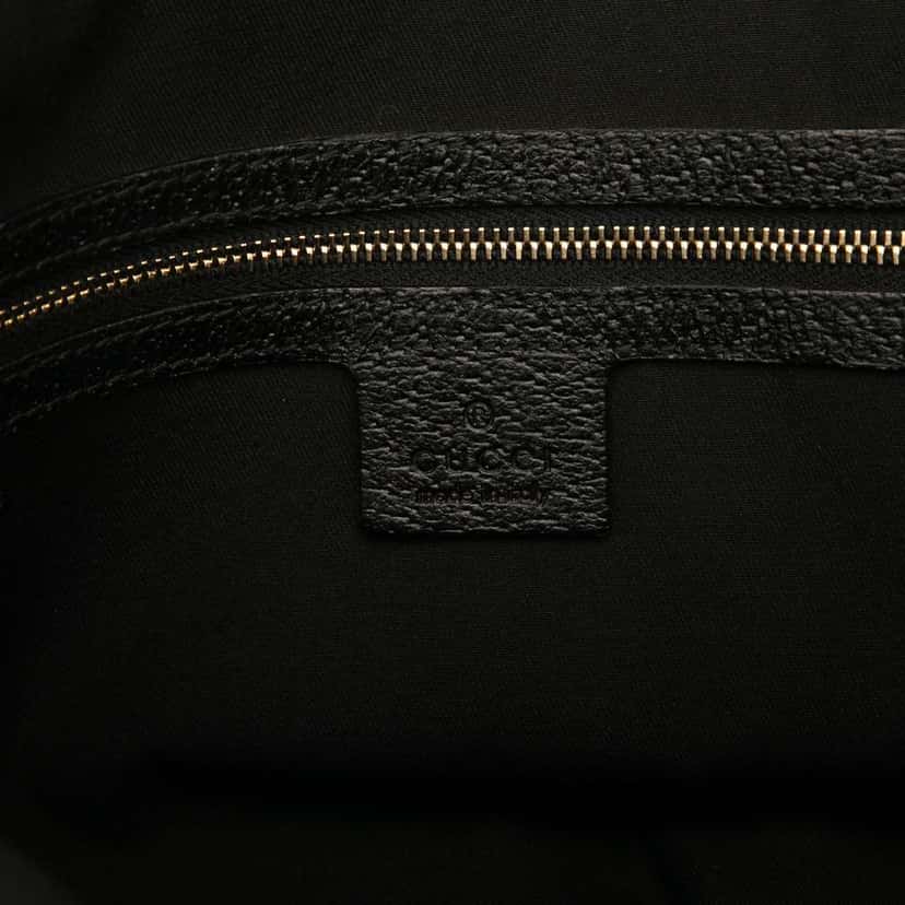 Gucci GG Canvas Charmy Tote Black Canvas Good condition - Box View
