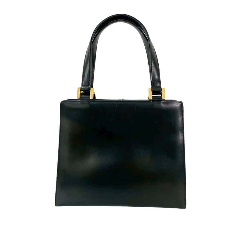 Saint Laurent Leather Handbag Black Leather Good condition - Back View